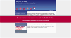 Desktop Screenshot of infraction.be